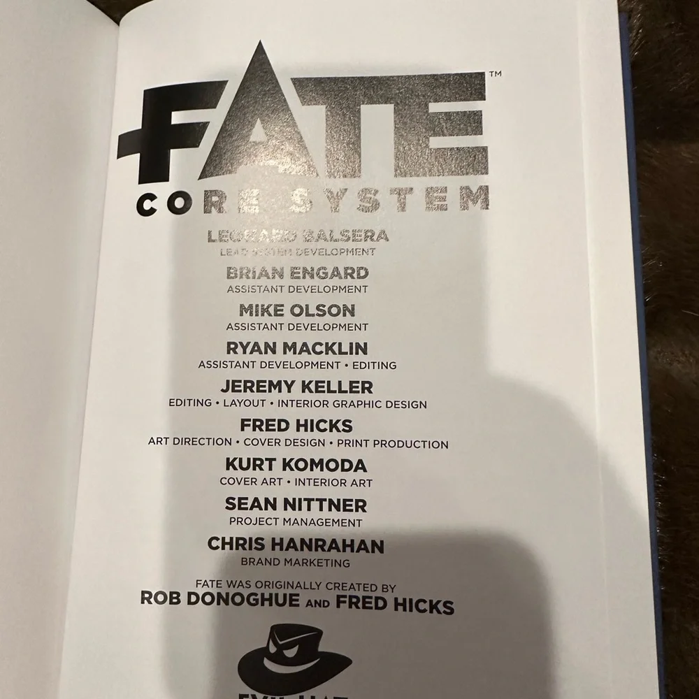 Fate Core System Book